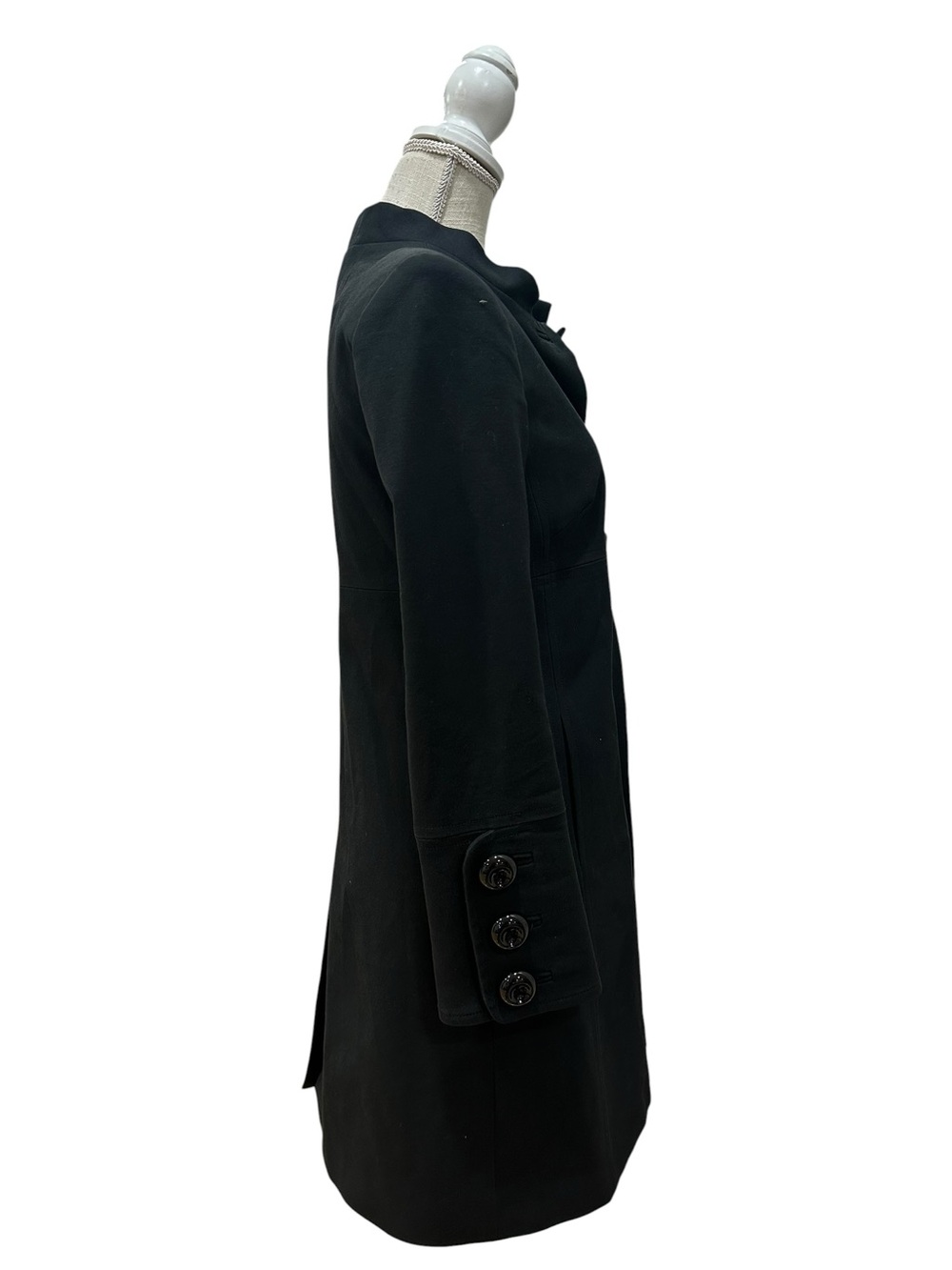 Milly of New York Women's Black Coat - Picture 3 of 10